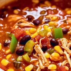 classic beef chili in pot