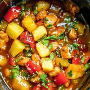 sweet hawaiian chicken in crockpot