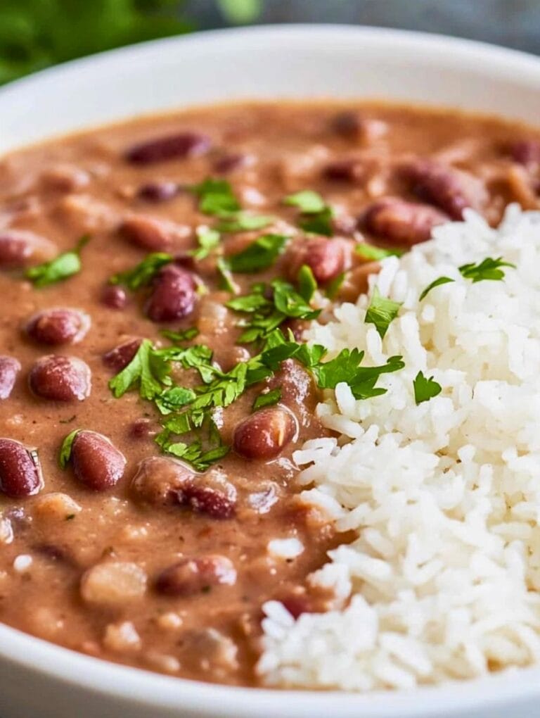 Simple Red Beans & Rice – easypeasyrecipes.net